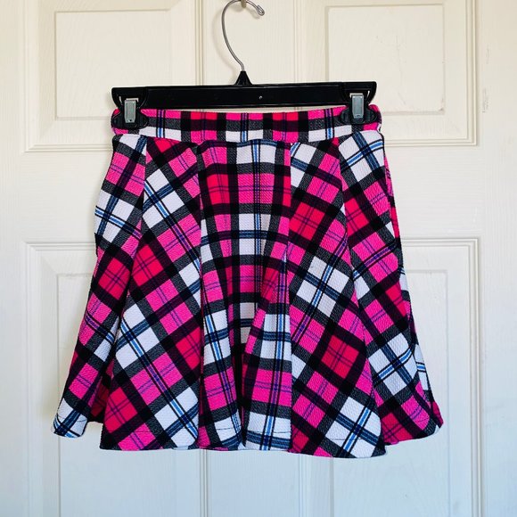 pink plaid Jessica simpson skirt - Picture 1 of 1